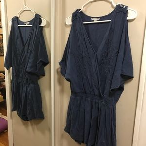 American Eagle Open Sleeve Romper